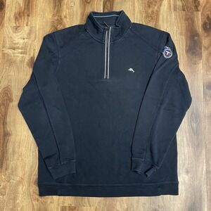 Tommy Bahama Tennessee Titans Quarter Zip 1/4 ZipPullover Sweater L